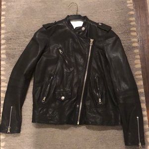 Madewell Washed Leather Swing Jacket